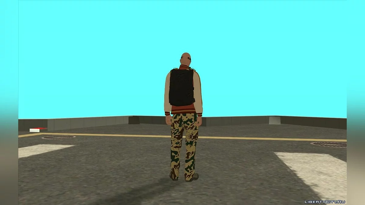 Скин рандом #72 - Одежда военного  / GTA San Andreas