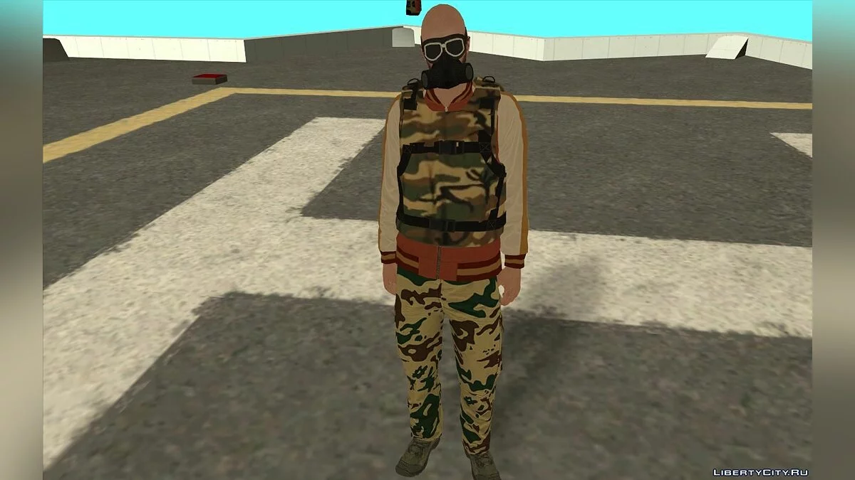 Скин рандом #72 - Одежда военного  / GTA San Andreas