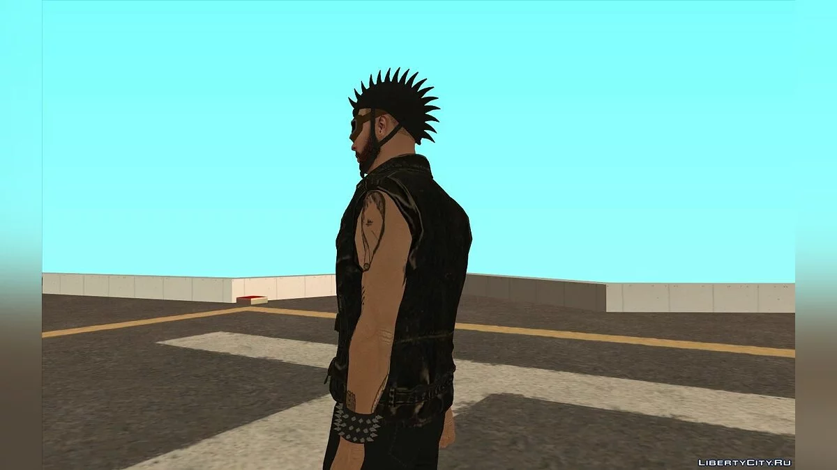 Скин рандом #74 - Одежда байкера / GTA San Andreas