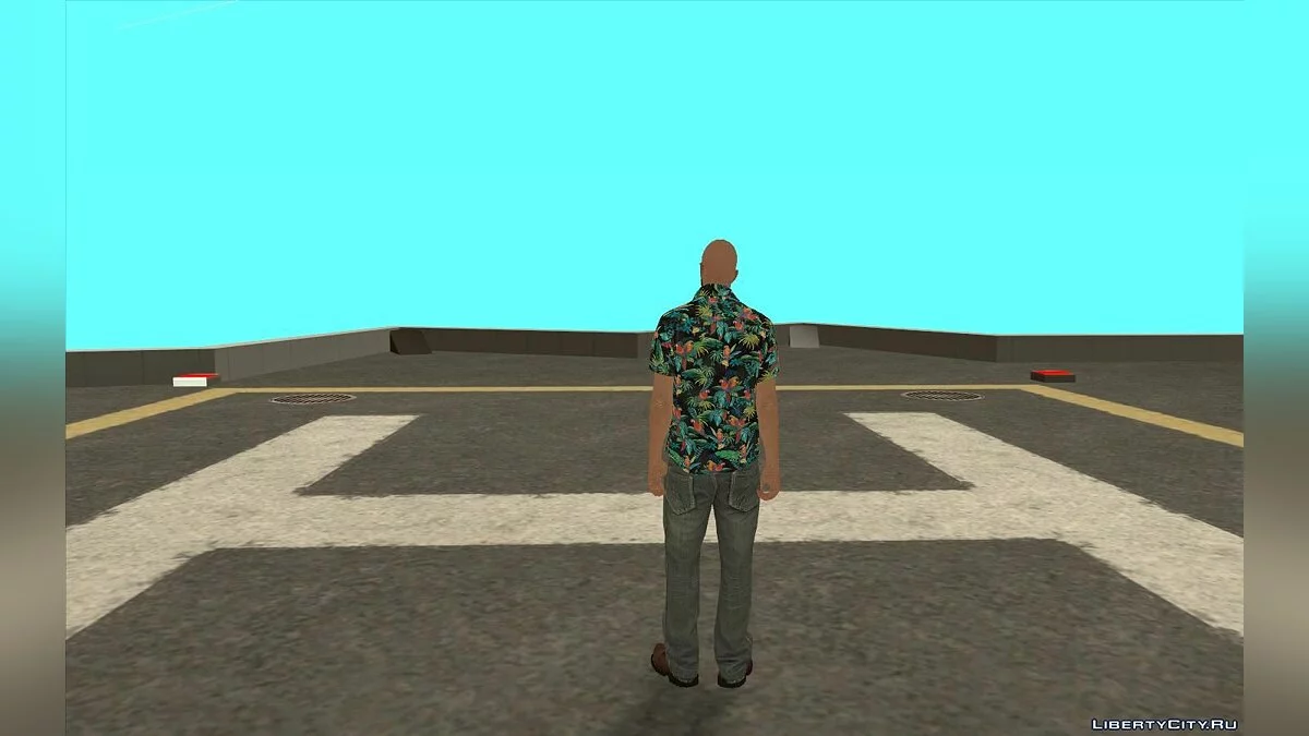 Скин рандом #75 (в стиле Макса Пэйна) / GTA San Andreas