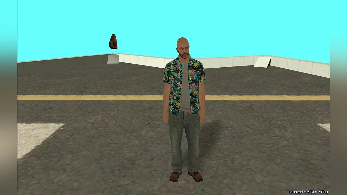 Скин рандом #75 (в стиле Макса Пэйна) / GTA San Andreas