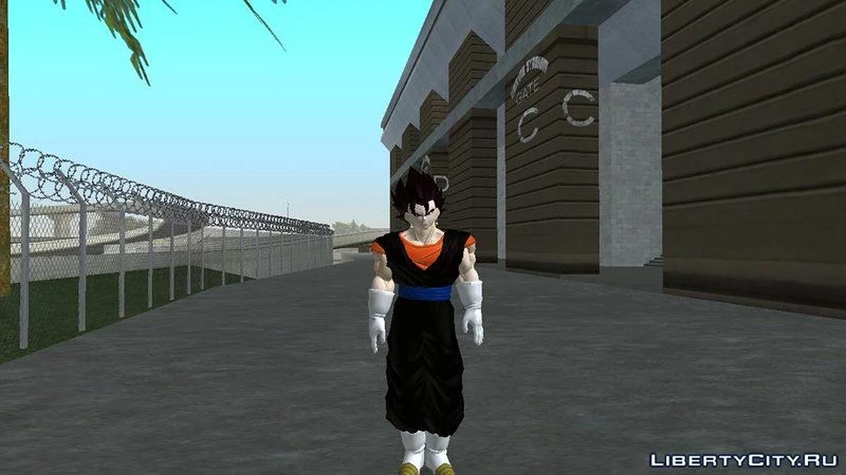 Веджета Блю + Веджета Супер Дракон из игры Dragon Ball Heroes / GTA San Andreas