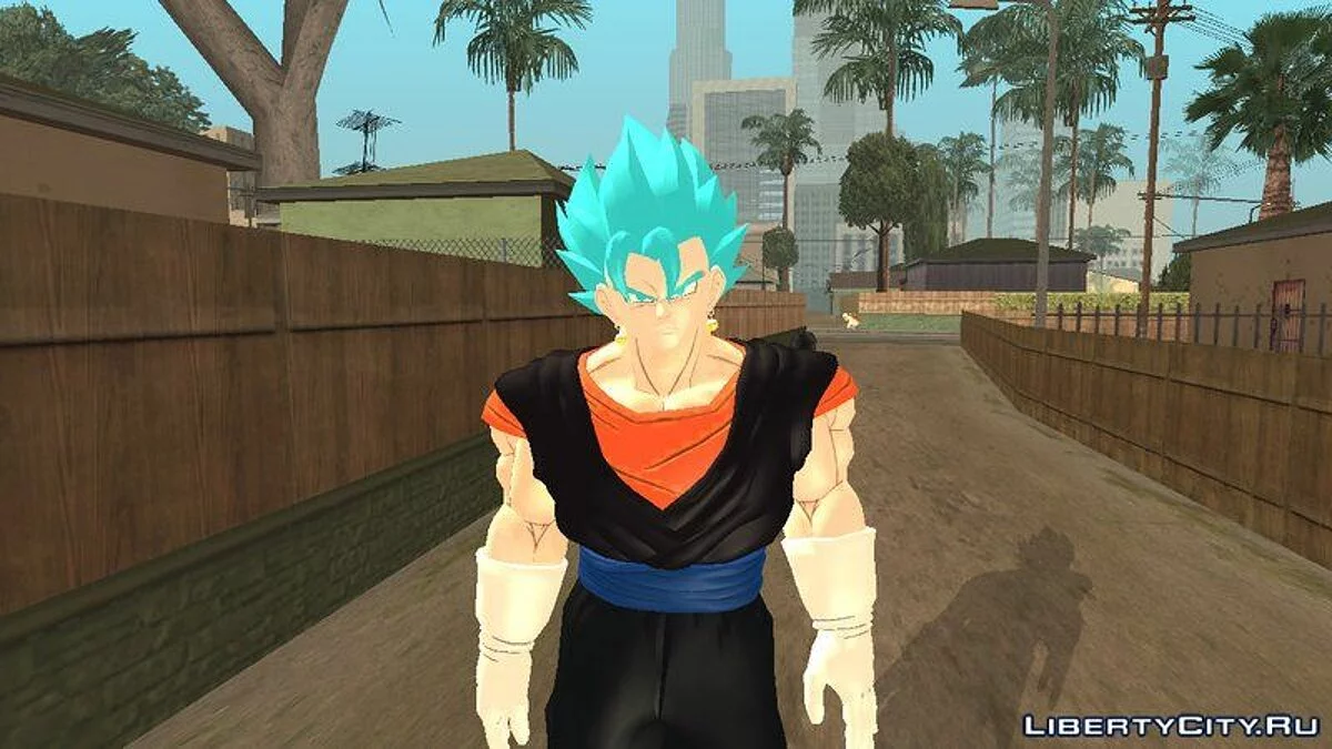 Веджета Блю + Веджета Супер Дракон из игры Dragon Ball Heroes / GTA San Andreas