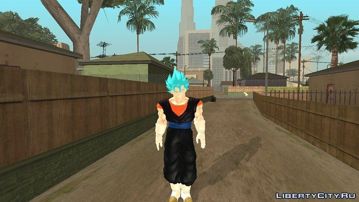 Скачать Веджета Блю + Веджета Супер Дракон из игры Dragon Ball Heroes для  GTA San Andreas