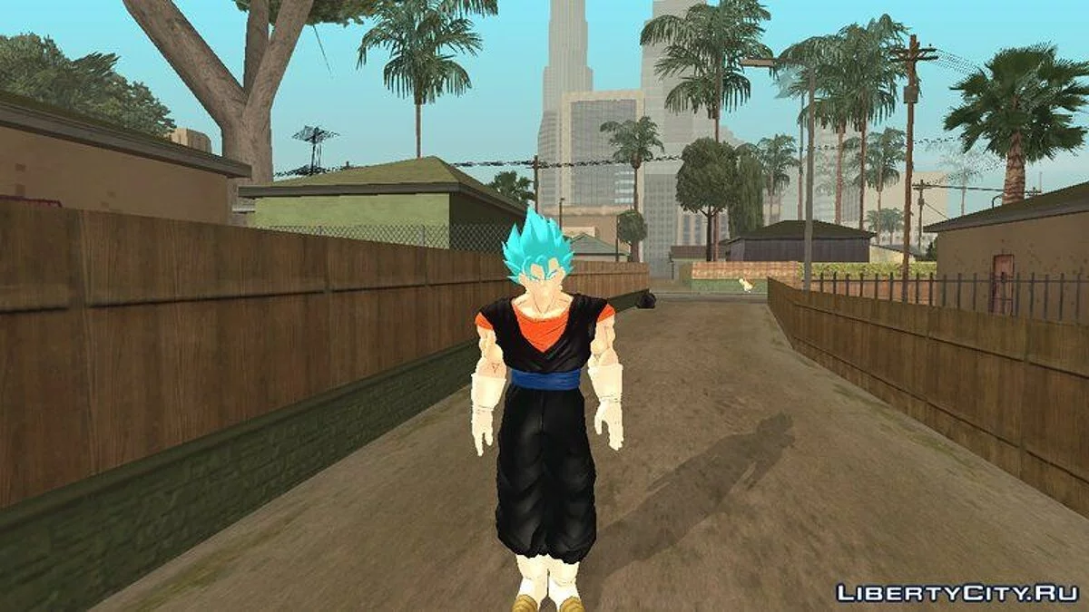 Веджета Блю + Веджета Супер Дракон из игры Dragon Ball Heroes / GTA San Andreas