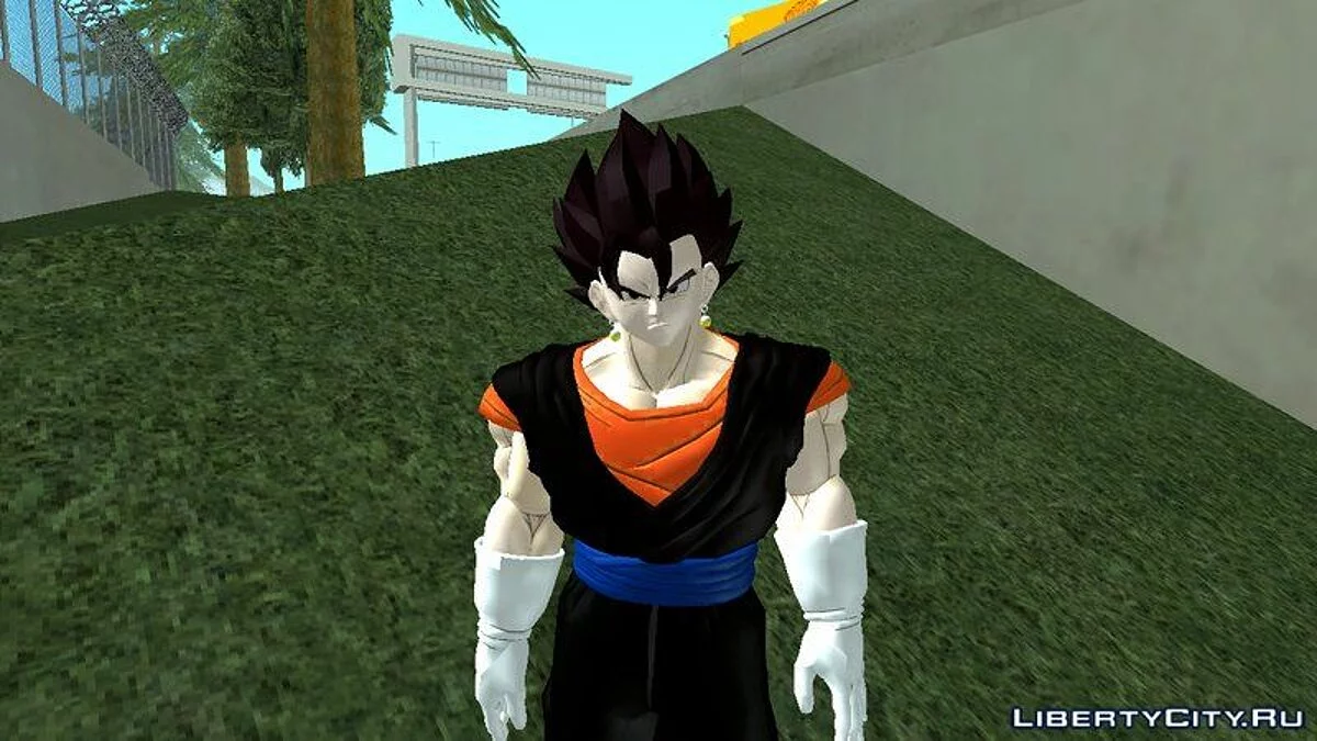 Веджета Блю + Веджета Супер Дракон из игры Dragon Ball Heroes / GTA San Andreas