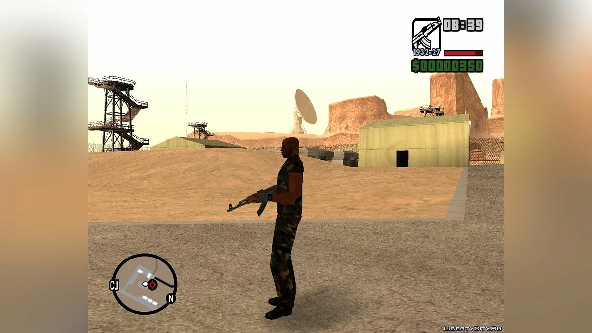 Вик Вэнс в одежде военного  / GTA San Andreas