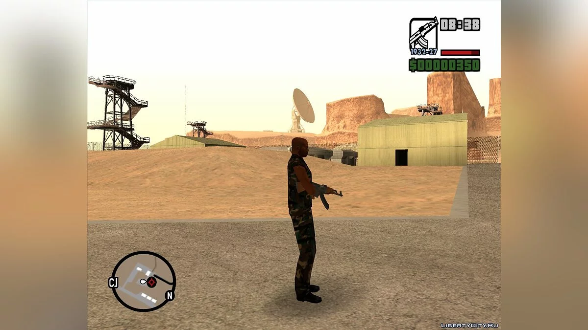 Вик Вэнс в одежде военного  / GTA San Andreas