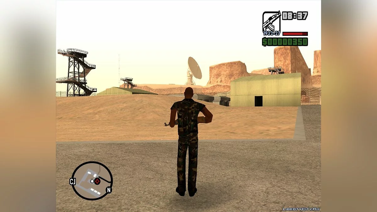 Вик Вэнс в одежде военного  / GTA San Andreas