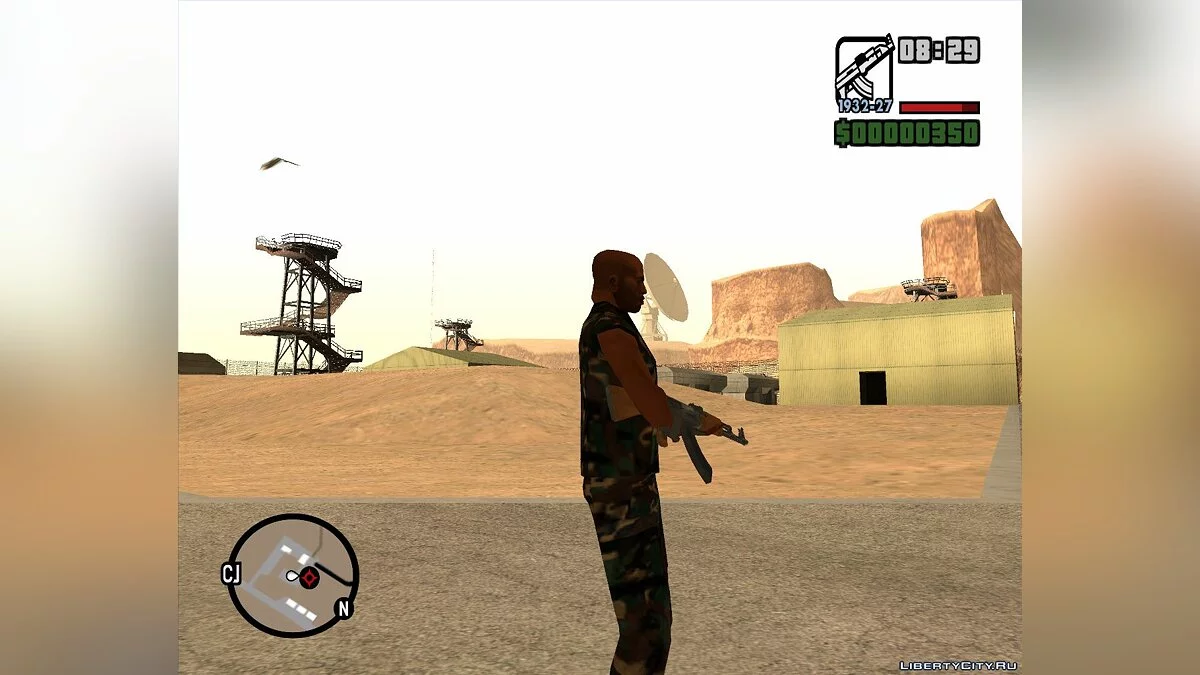 Вик Вэнс в одежде военного  / GTA San Andreas