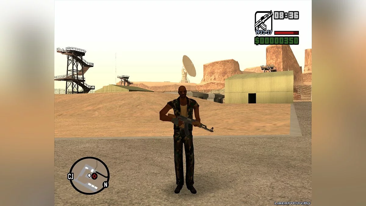 Вик Вэнс в одежде военного  / GTA San Andreas