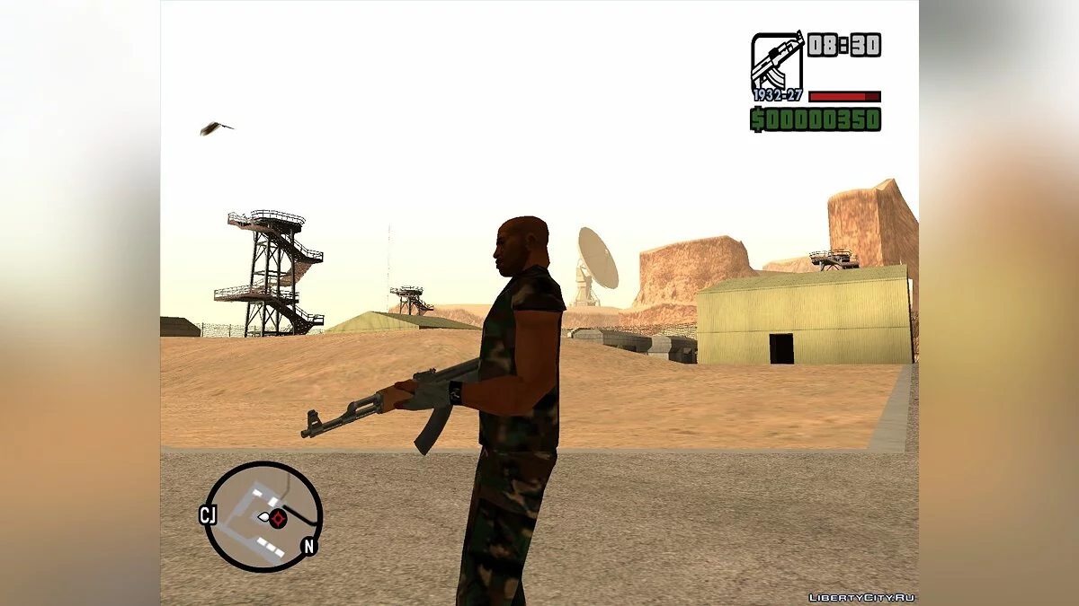 Вик Вэнс в одежде военного  / GTA San Andreas