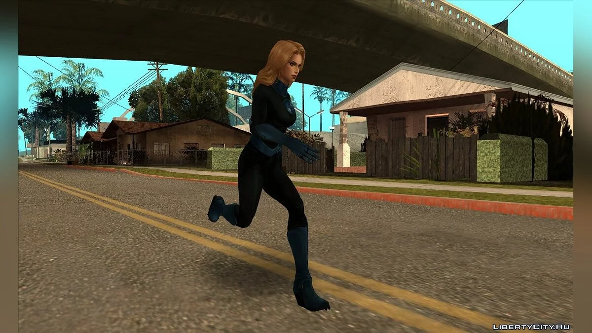 Женщина Невидимка (MARVEL: Future Fight) / GTA San Andreas
