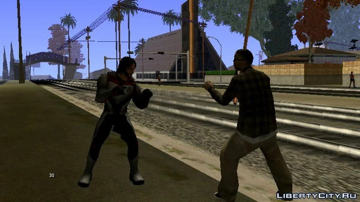 Джон Уик в костюме мстителей / GTA San Andreas