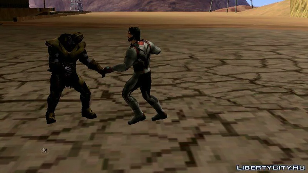Джон Уик в костюме мстителей / GTA San Andreas