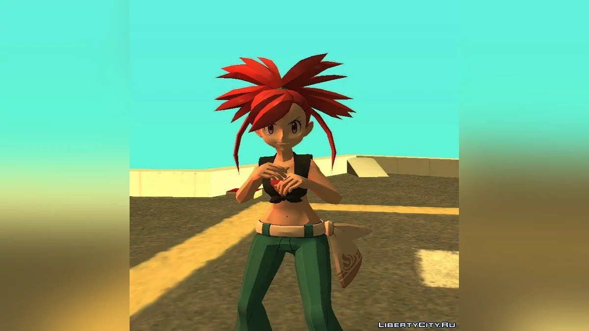 Фланнери из Pokemon Masters / GTA San Andreas