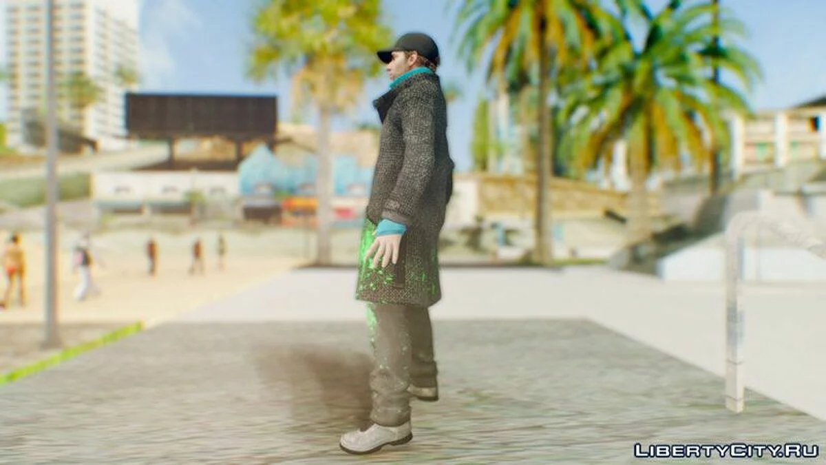 Эйден Пирс из Watch Dogs / GTA San Andreas