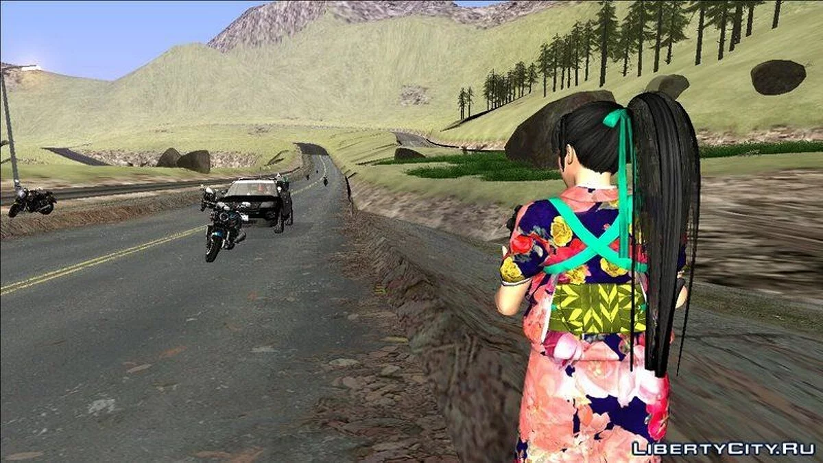 Касуми в кимоно (ретекстур) / GTA San Andreas