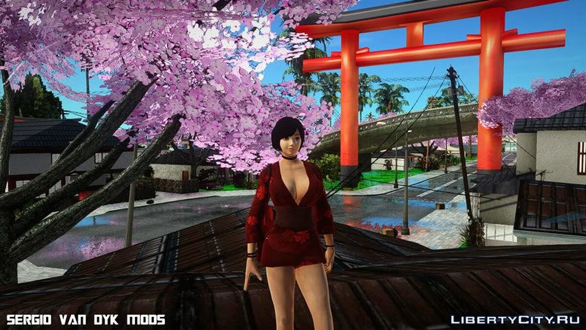 Kurenai из Red Ninja: End of Honor / GTA San Andreas