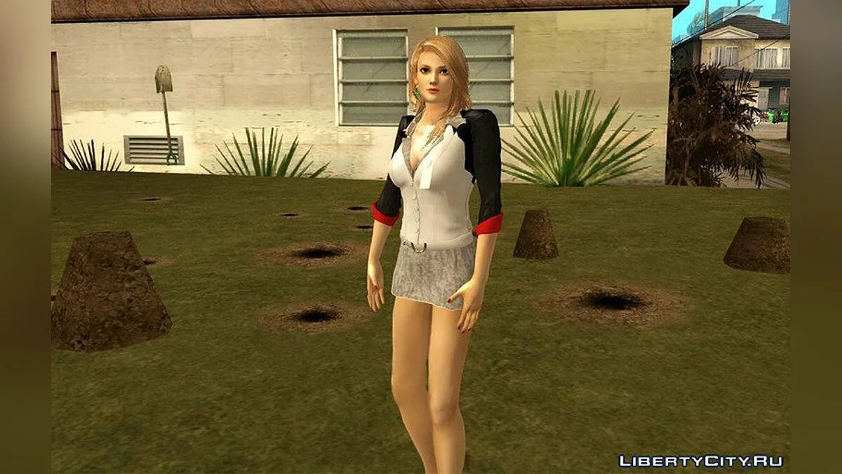 Лиза Гарленд медсестра / GTA San Andreas