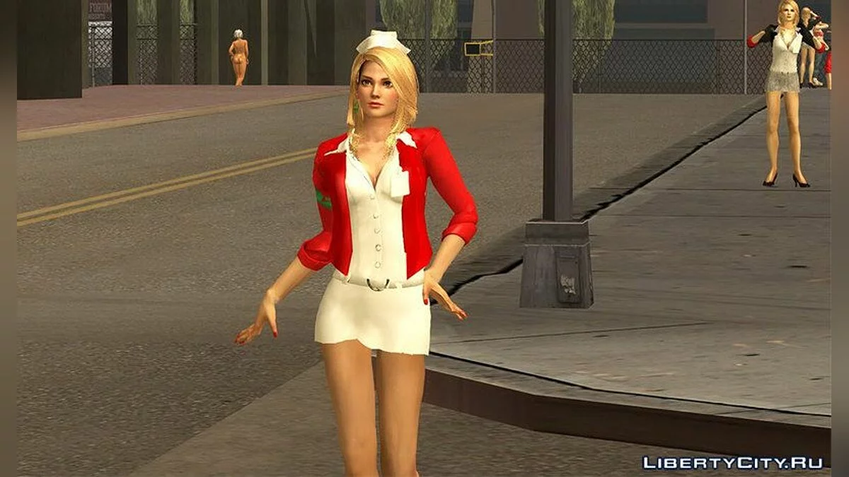 Лиза Гарленд медсестра / GTA San Andreas