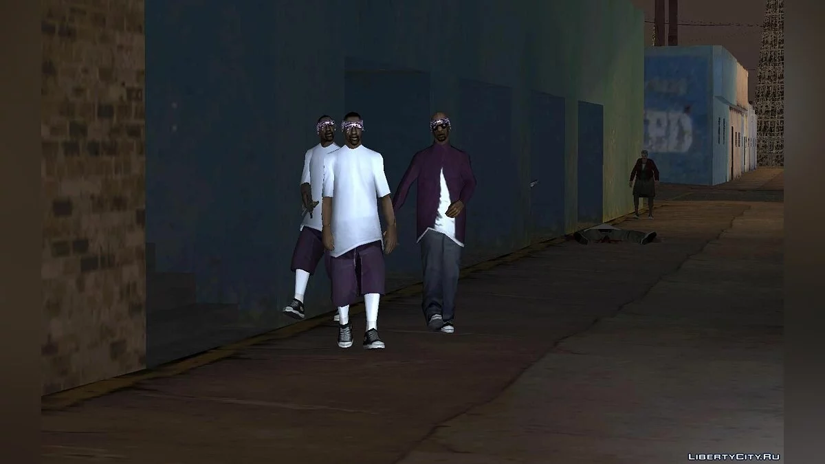 Новые члены банд Баллас и Гроув / GTA San Andreas