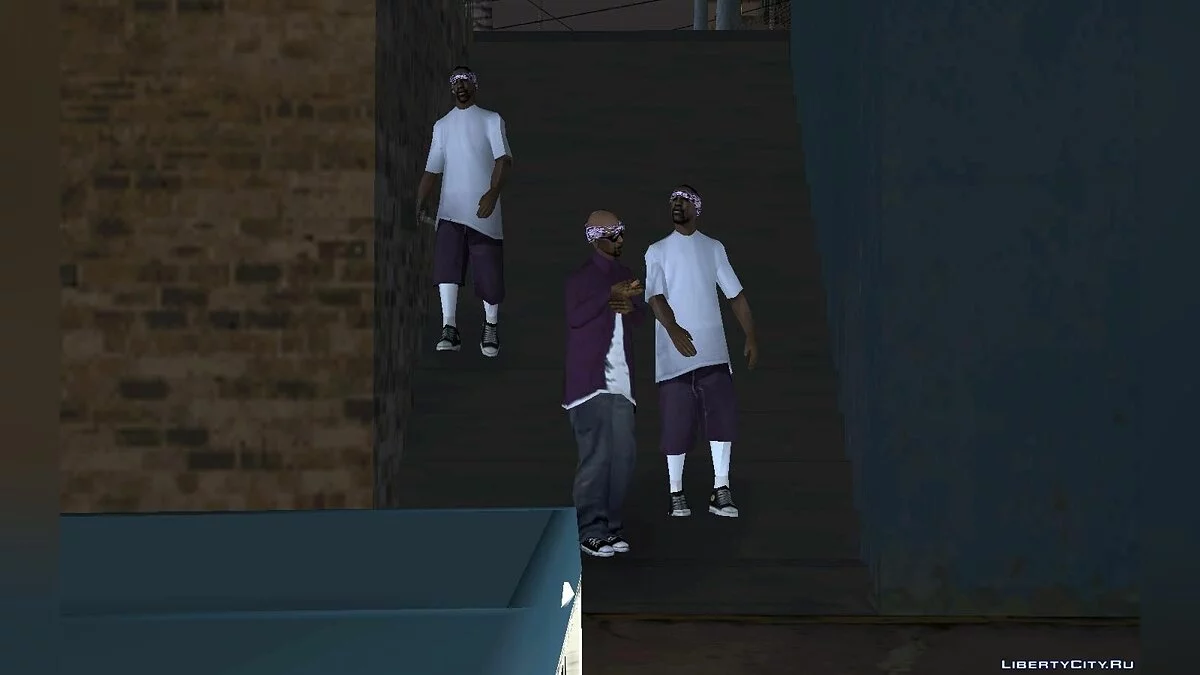 Новые члены банд Баллас и Гроув / GTA San Andreas