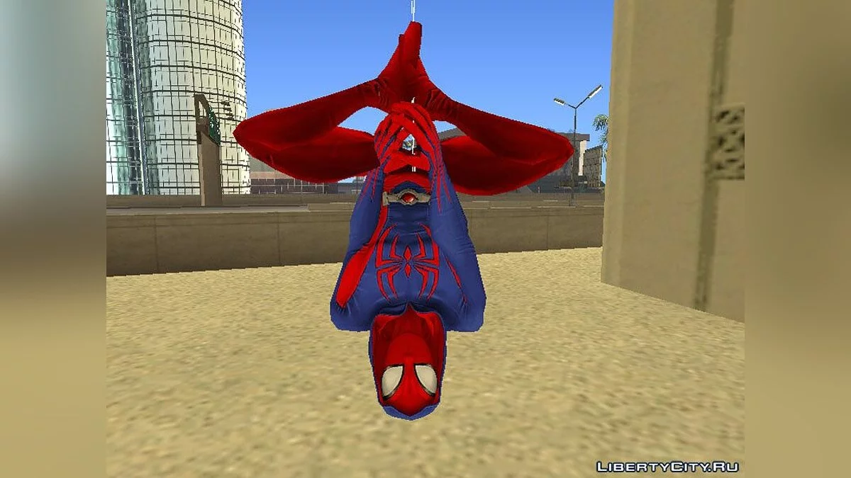 Алый человек-паук из Spider-Man Unlimited / GTA San Andreas
