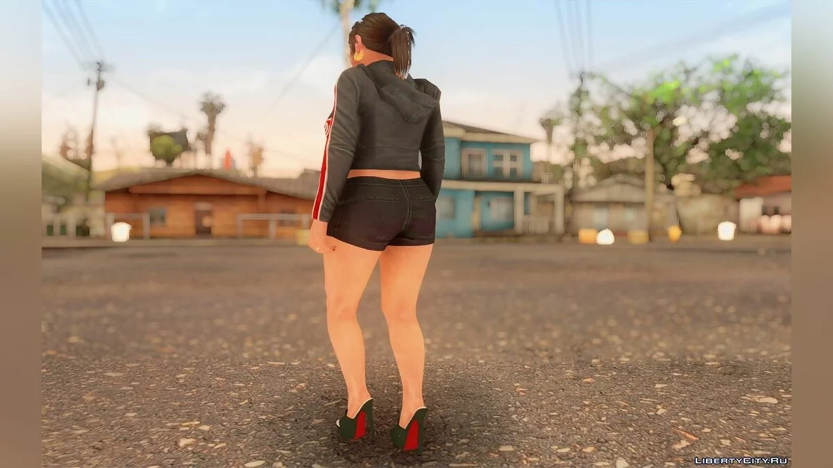 Аманда из GTA 5 The hooker / GTA San Andreas