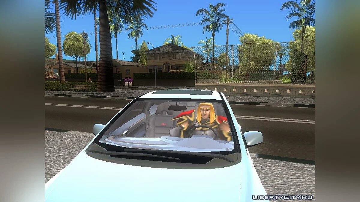 Артас из Warcraft III RoC / GTA San Andreas