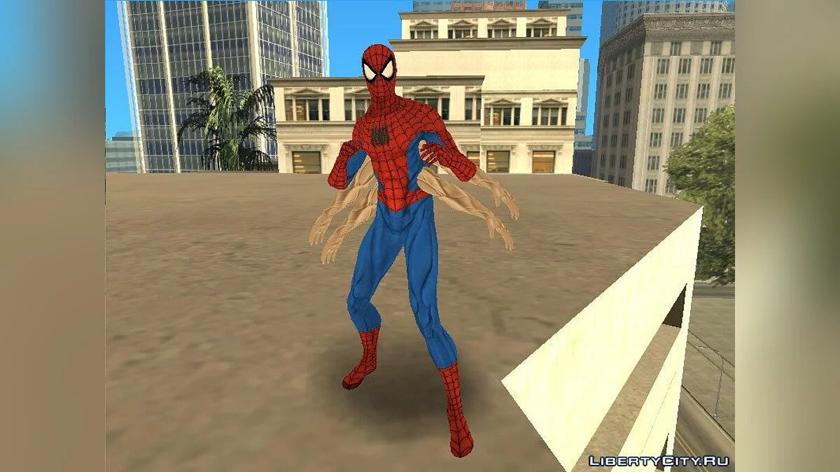 Человек-паук 6 рук / GTA San Andreas