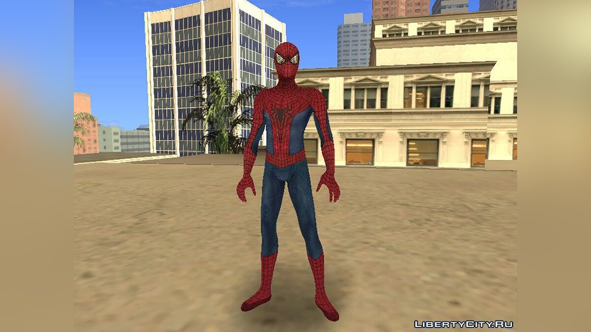 Скачать Человек-паук из The Amazing Spider-Man 2 для GTA San Andreas