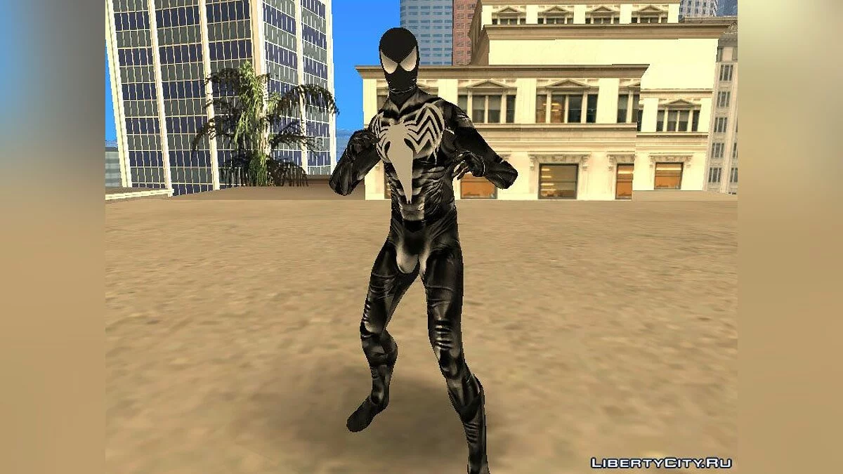 Человек-паук в черном костюме / GTA San Andreas