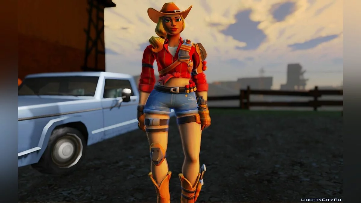 Ladrona de Ganado из игры Фортнайт / GTA San Andreas