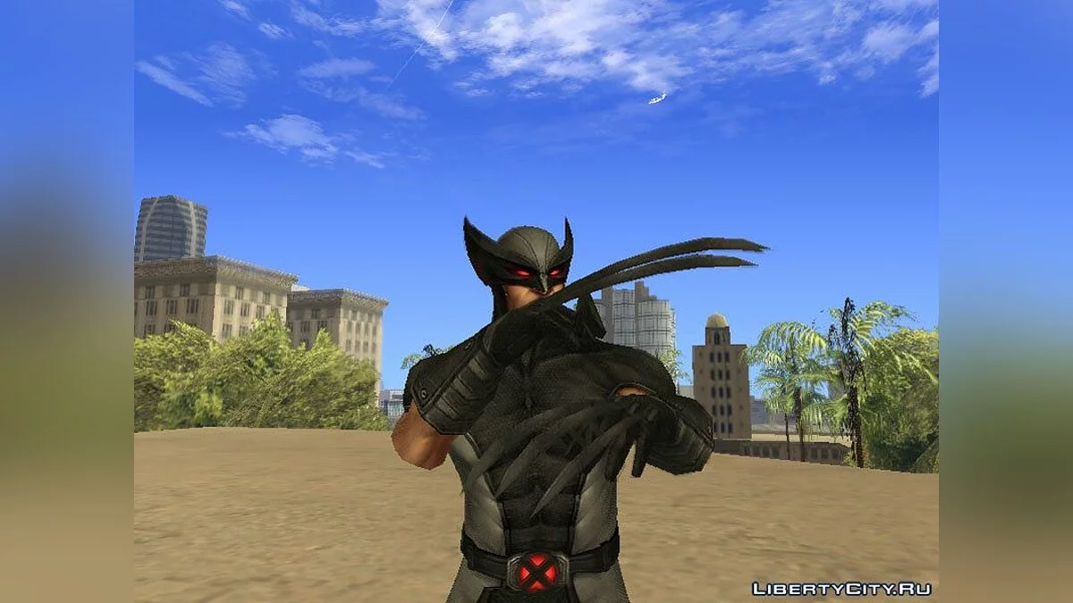 Россомаха в костюме силы икс / GTA San Andreas