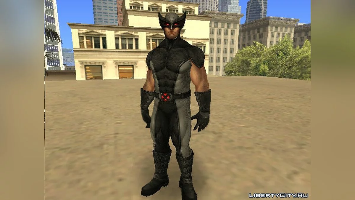 Россомаха в костюме силы икс / GTA San Andreas