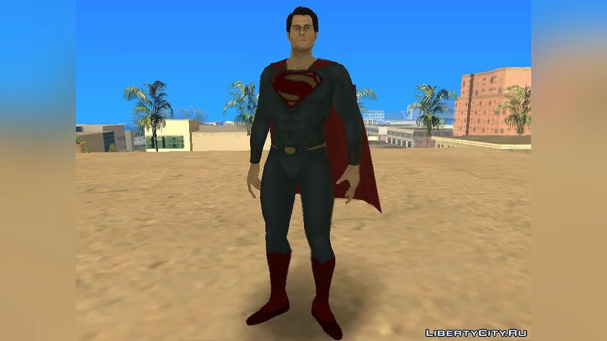 Супермен из игры Injustice Mobile / GTA San Andreas