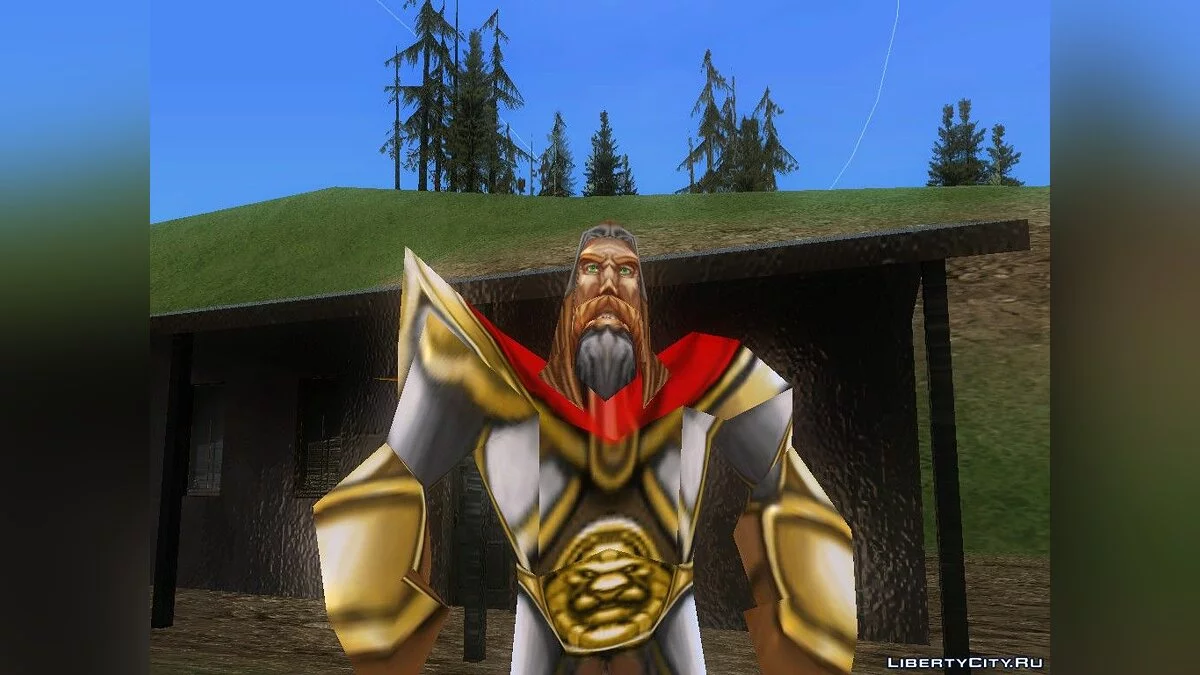 Утер из Warcraft III RoC / GTA San Andreas