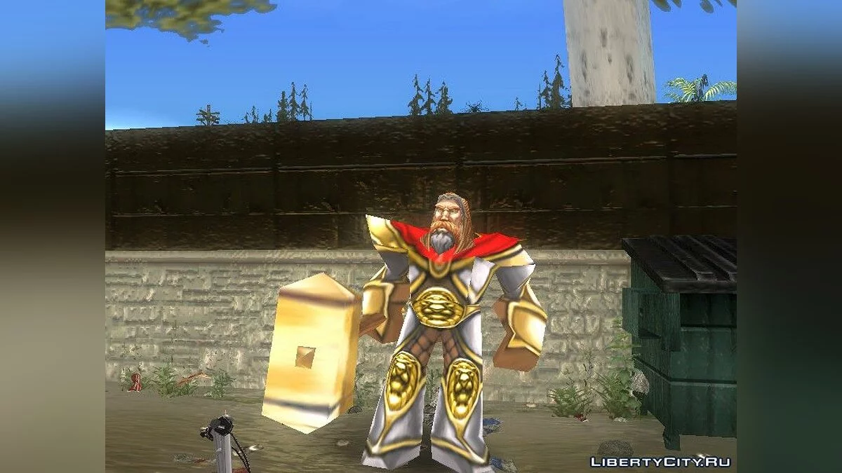 Утер из Warcraft III RoC / GTA San Andreas