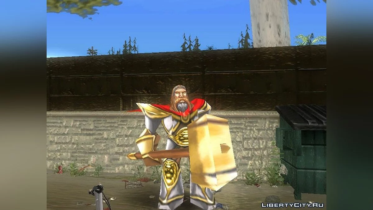 Утер из Warcraft III RoC / GTA San Andreas