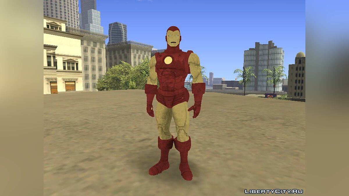 Замена Iron Man.dff в GTA San Andreas (8 файлов)