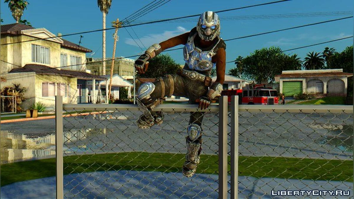 Женский COG из игры Gears Of War 4 / GTA San Andreas