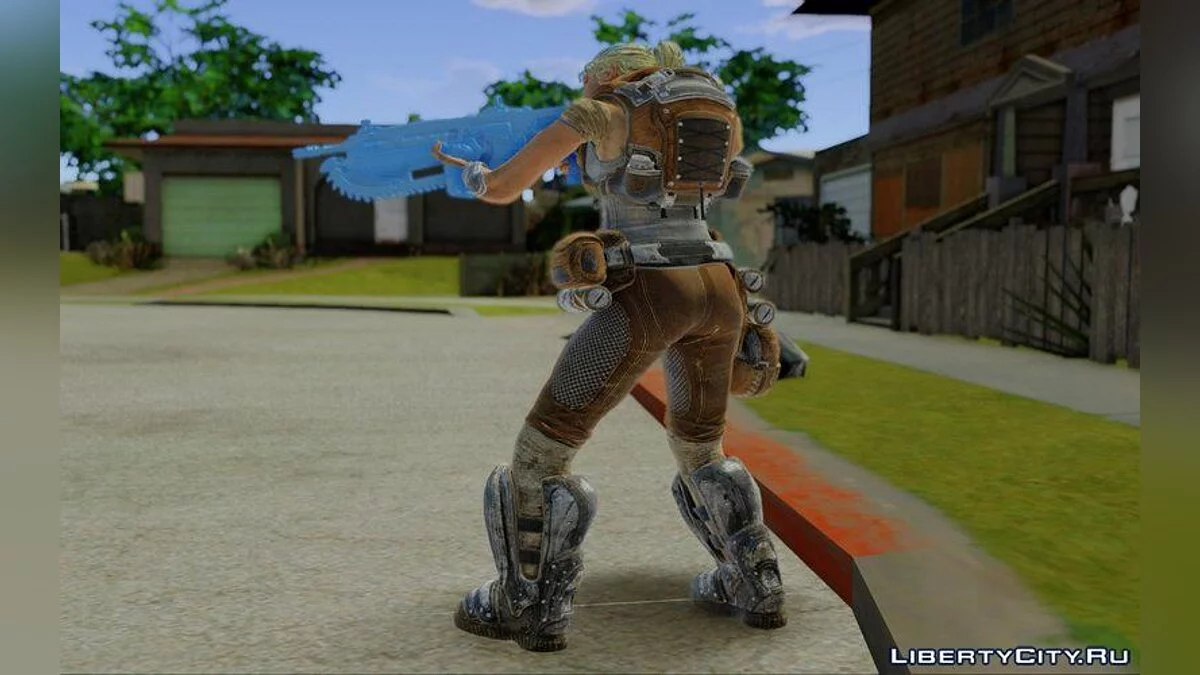 Аня из игры Gears of War 4 / GTA San Andreas