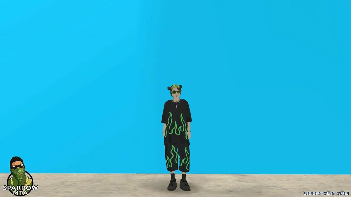 Билли Айлиш в очках / GTA San Andreas