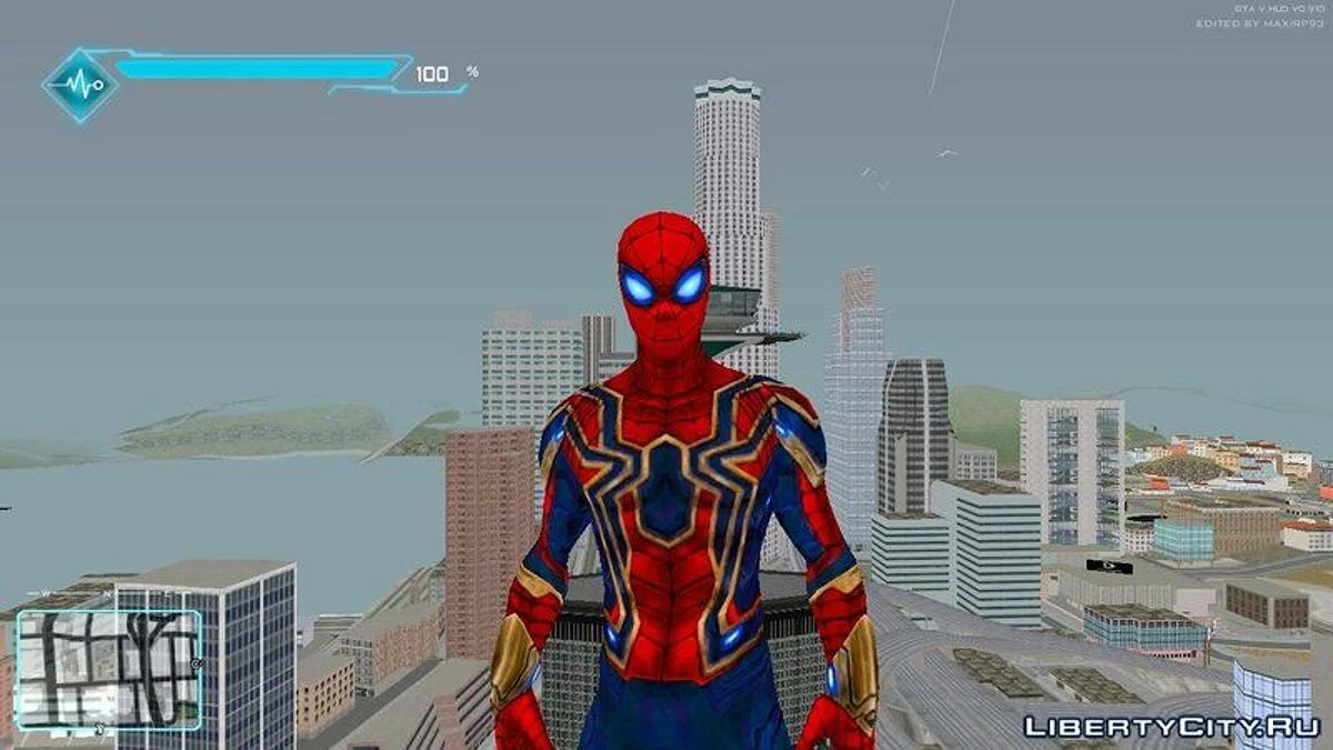 Человек-паук - сборник скинов / GTA San Andreas