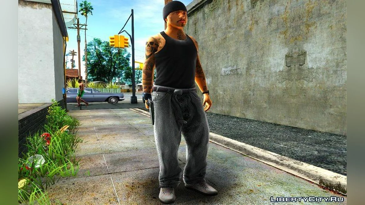 Члены банды Aztecas из GTA 5 / GTA San Andreas