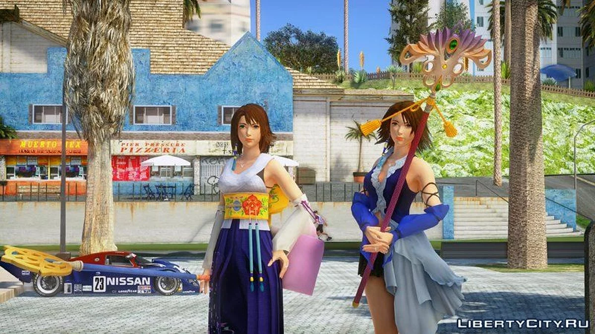 Dissidia Final Fantasy NT: Yuna FFX & FFX-2 / GTA San Andreas