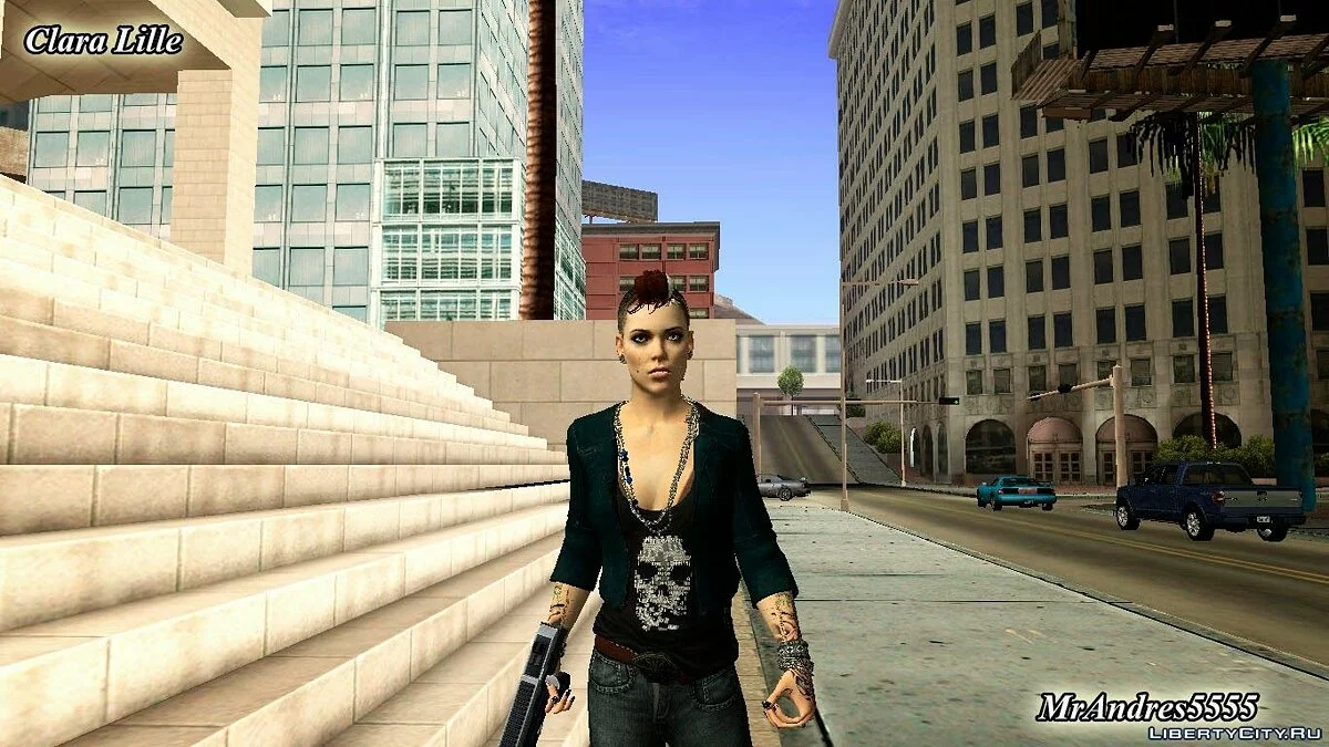 Клара Лилл из Watch Dogs / GTA San Andreas