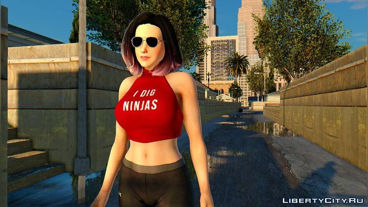 Лана в уличной одежде / GTA San Andreas