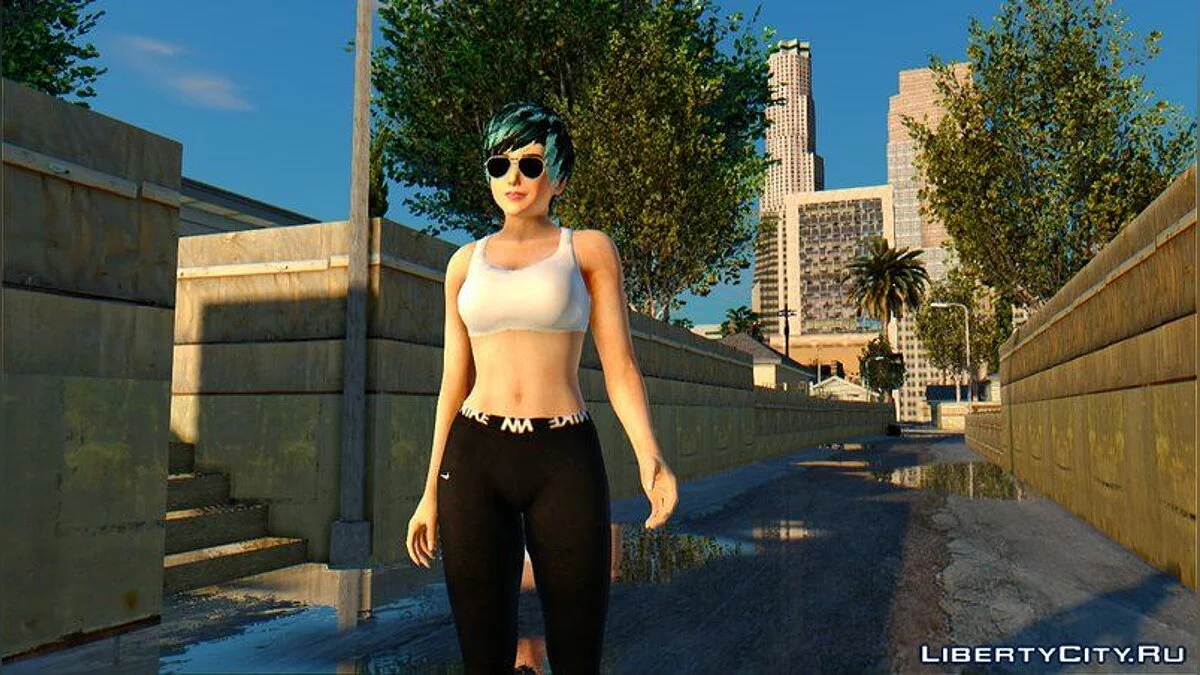 Лана в уличной одежде / GTA San Andreas